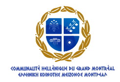 Hellenic Community of Greater Montreal Logo