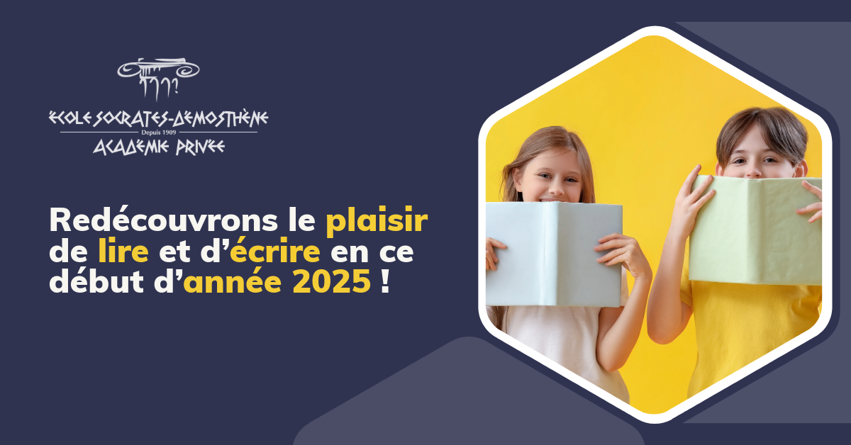 Redécouvrons le plaisir de lire et d’écrire en ce début d’année 2025 !